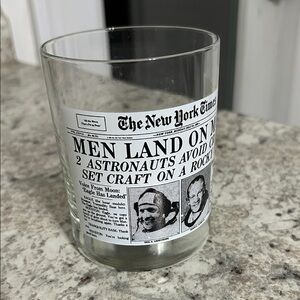 Vintage Wendy’s Glass 1982 Men Land on Moon